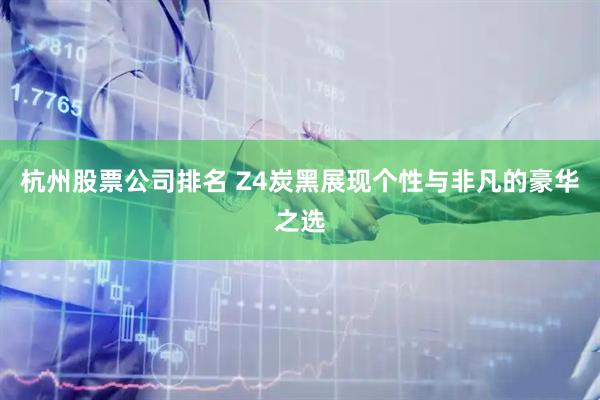 杭州股票公司排名 Z4炭黑展现个性与非凡的豪华之选